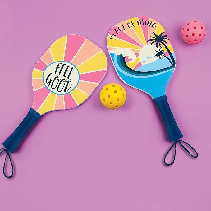 3C4G: Adventure Fun: 2 Person Pickleball Set - Play Pickleball Anywhere Your Heart Desires, Drawstring Dag Included, Make It Real, Three Cheers For Girls, Tween & Girls, Kids Ages 8+