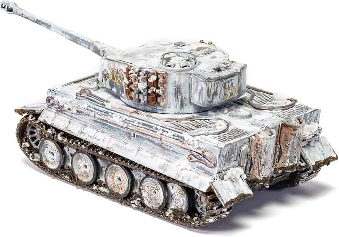 Airfix Model Tank - A02342 Tiger 1, Plastic Model Kits for Adults & Kids 14+, 1:72 Scale, Skill Level 1, WW2 Theme Military Models, World War 2 Tanks