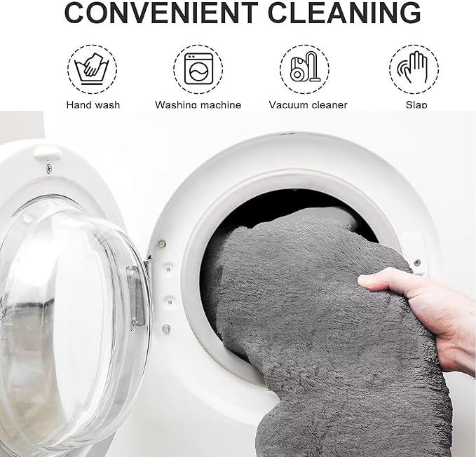 7FT Bean Bag Chair for Adults Kids No Filling Comfy Giant Living Room Chairs Gaint Bean Bag for Stuffed Animal Storage, Grey