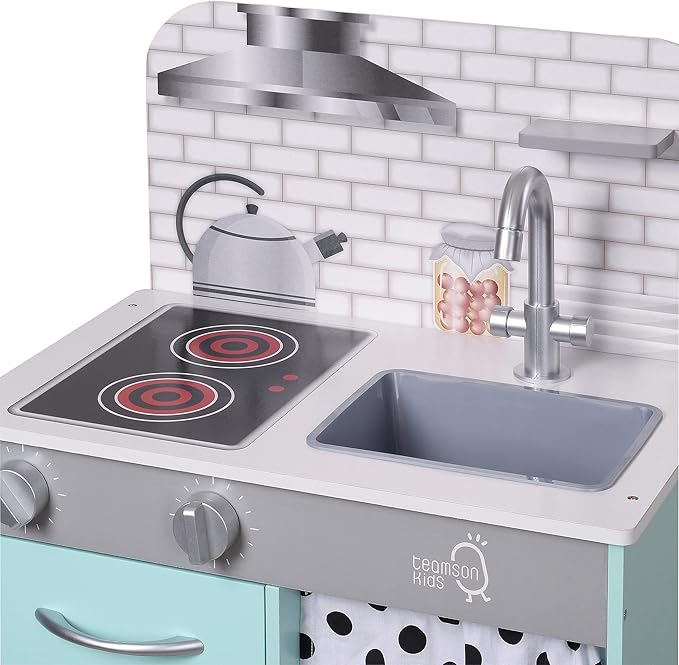 Teamson Kids - Little Chef Philly Modern Play Kitchen - Mint