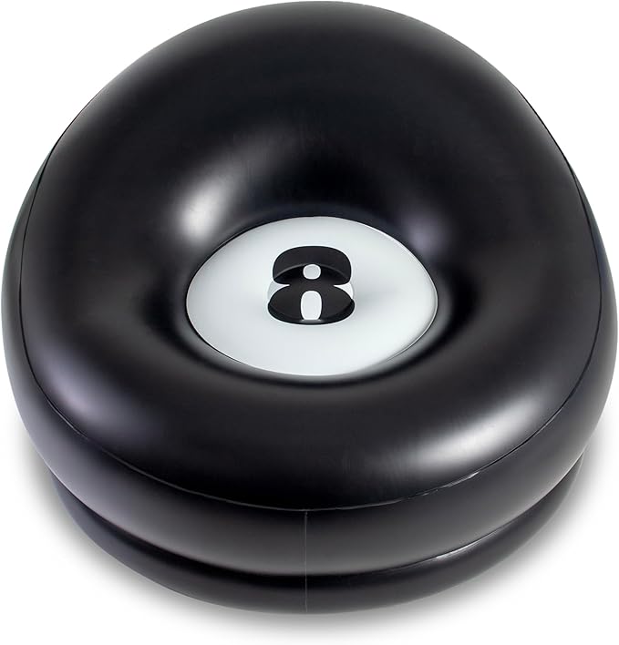 Air Candy Inflatable 8 - Ball Chair - It's a Comfortable seat as Well as a Stylish Addition to Your Game Room, Dorm Room or Anywhere to use Both Indoors & Outdoors.