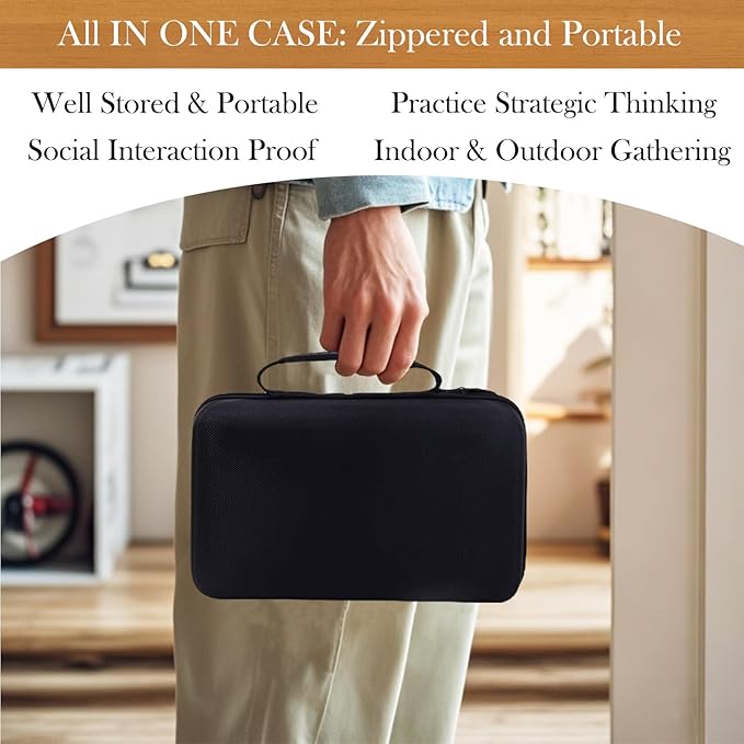 2-6 Players Mexican Train Dominoes Set with 6 Wooden Racks, 91 Tiles, Portable Case, Double 12 Dominos Set for Adults, Family Board Games for Adults, Valentines Day Gifts for Him Her Men Women Mom Dad