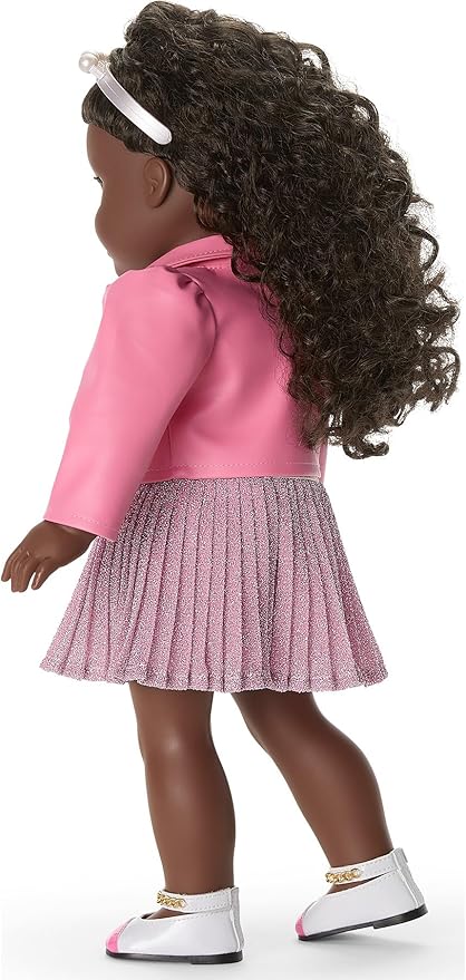 American Girl Truly Me 18-inch Doll Celebrity Chic Outfit with Jacket, Top, Skirt, Flats, and Ankle Straps, for Ages 6+