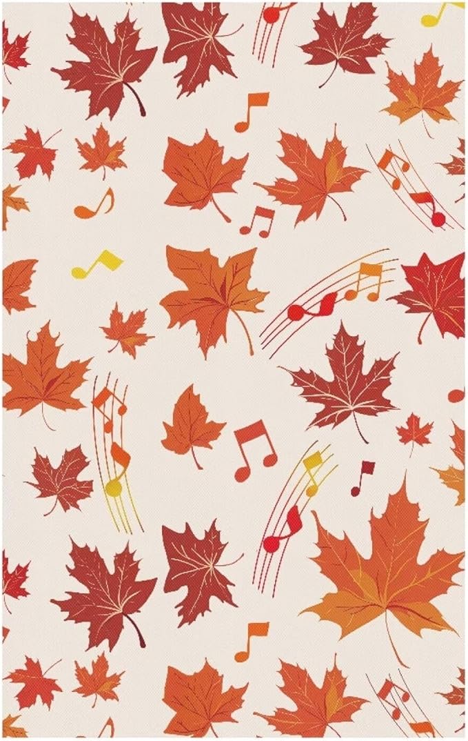 Maple Leaves Headrest Covers for Recliners Soft Chair Headrest Cover Wear Resistant Sofa Head Protector for Home Couch Loveseats Decoration 3 Pack