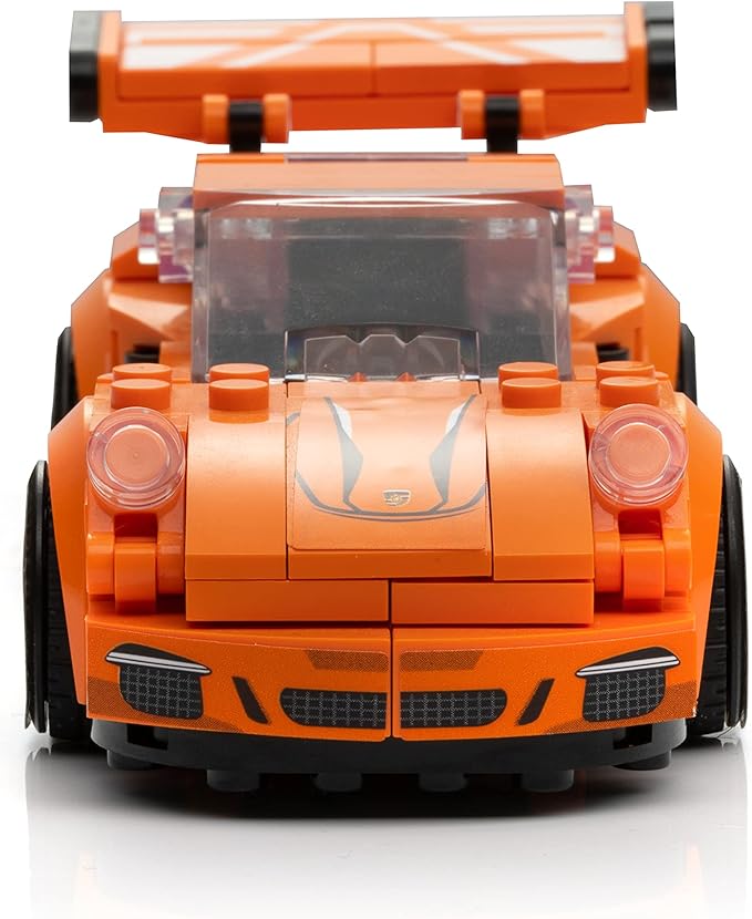 911 Racing Car Building Block Set (230 Pieces). Racing Car Building Blocks for Kids and Adults