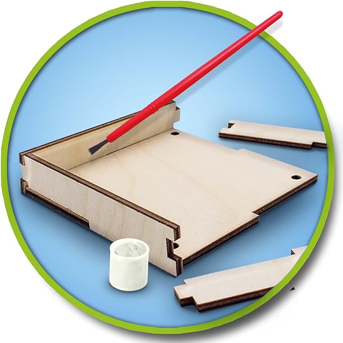 SES Creative: Bird Feeding Station - DIY Wooden Build & Decorate Kit, Hanging Bird Feeder, Easy Construction, Arts & Craft Activity Set, Kids Ages 5+