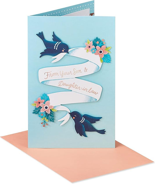 American Greetings Mothers Day Card from Son and Daughter-In-Law (People We Care About)