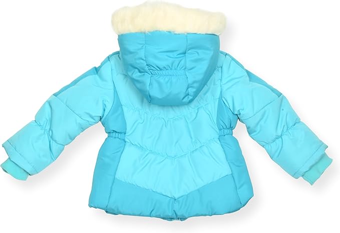 Arctic Quest Little Girls Bib Snow Pants and Ski Jacket Water-Resistant Snowsuit For Kids Winter Jacket For Girls