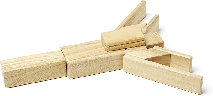 14 Piece Tegu Magnetic Wooden Block Set Natural