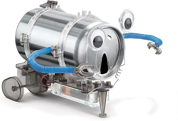 4M Toysmith, KidzRobotix Tin Can Robot, DIY Science Kits STEM Powered Kids, For Boys & Girls Ages 8+
