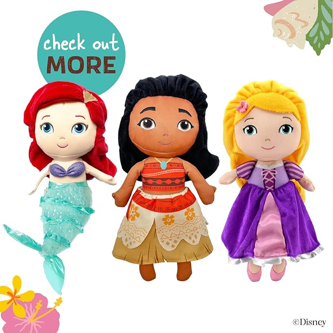 KIDS PREFERRED Disney Baby - Moana 12" Plush Doll with Musical Sounds - Collectable Stuffed Animal for Babies, Toddlers and Kids