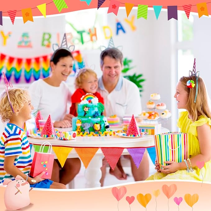 36 Pcs Unicorn Party Favors Unicorn Headbands for Girls Colorful Unicorn Bracelet Christmas Kids Gifts Rainbow Bracelets Unicorn Horn Headband for Birthday Party Supplies