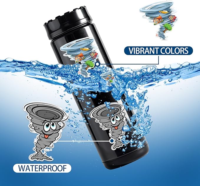 74 PCS Tornado Party Favors, 50 PCS Tornado Stickers 24 PCS Tornado Slap Bracelets Tornado Weather Birthday Party Decorations Supplies for Kids Boys Girls Classroom Rewards