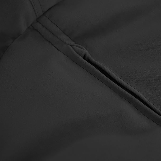 FDP 30" Soft Velvety Bean Bag Chair, Furniture for Kids and Teens, Perfect for Reading, Playing Video Games or Relaxing - Onyx