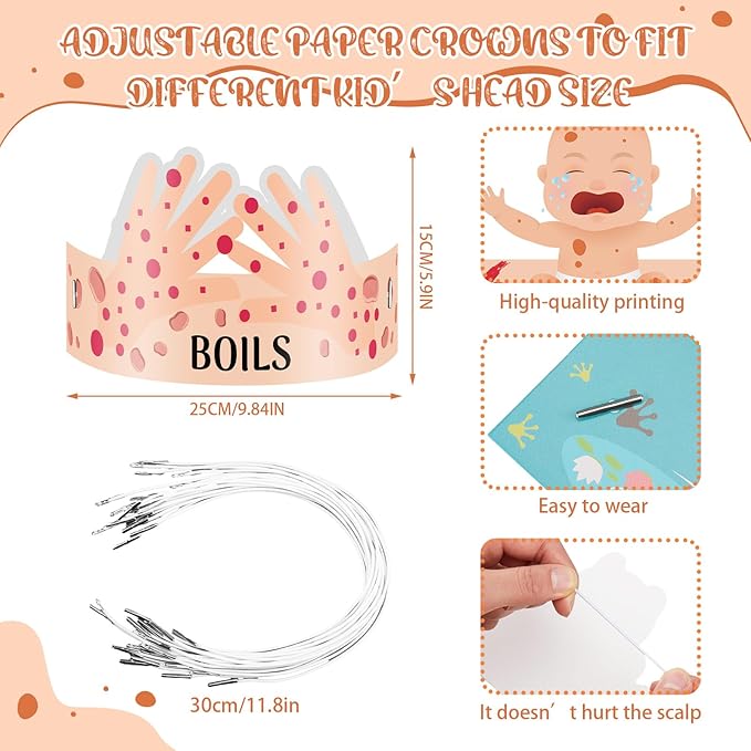 30 Pcs Passover Plague Toys Crafts for Kids Pesach Games Party Favors Ten Plagues of Egypt Kit Crafts Passover Decoration Gift for Seder Family Party Holiday Supply