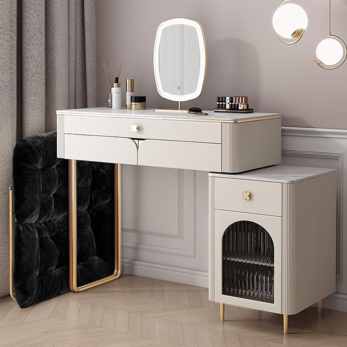 Comfy Saucer Chair, Foldable Living Room Chairs, Soft Faux Fur Lounge Chair for Bedroom, Reading Chairs for Adults, Kids, X-Large (Black)