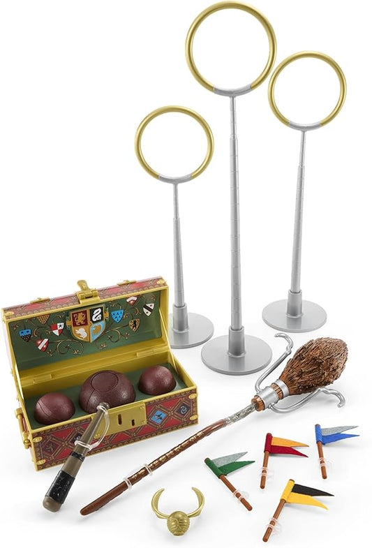 American Girl Harry Potter 18-inch Doll Accessories Hogwarts Quidditch with Trunk, Gear, and House Pennants, For Ages 6+