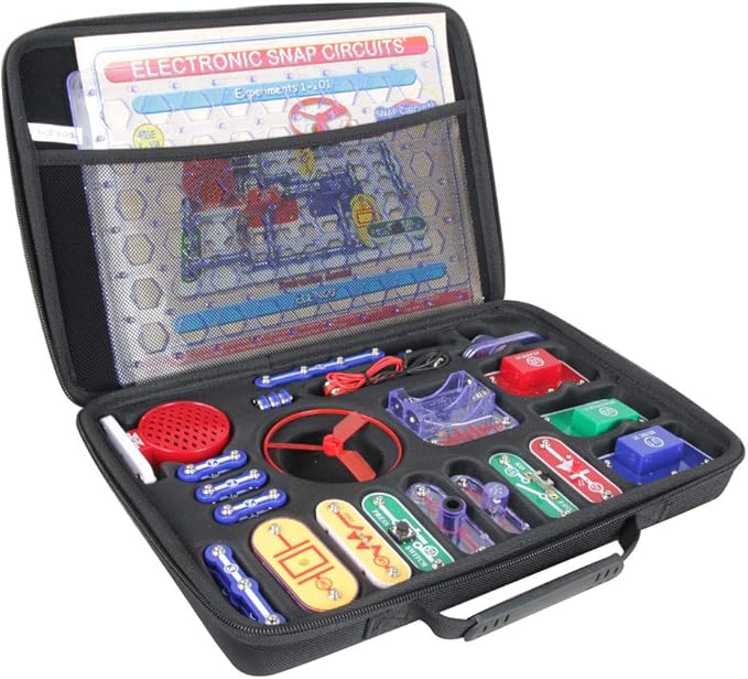 Hermitshell Hard Travel Case for Snap Circuits Electronics Exploration Kit (Case for Jr. SC-100)