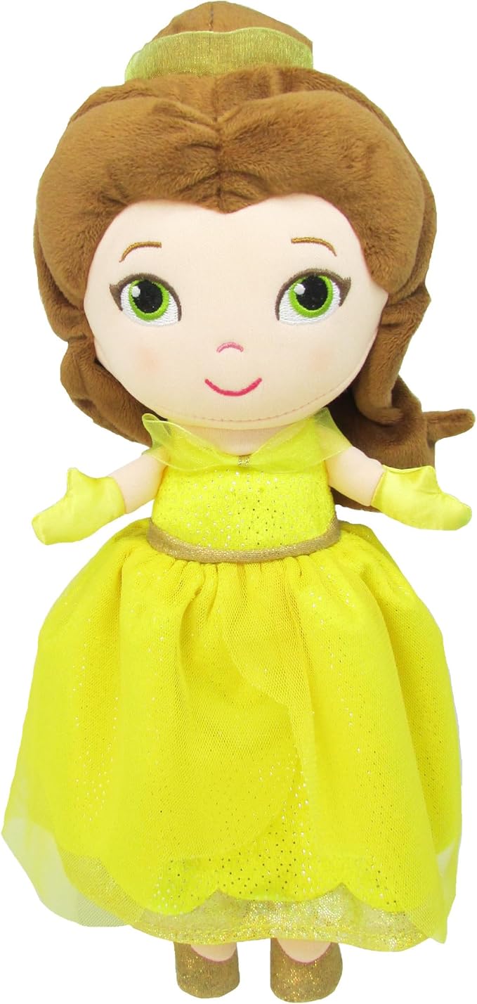 KIDS PREFERRED Disney Baby - Belle 12" Plush Doll with Musical Sounds - Beauty & The Beast Collectable Stuffed Animal for Babies, Toddlers and Kids