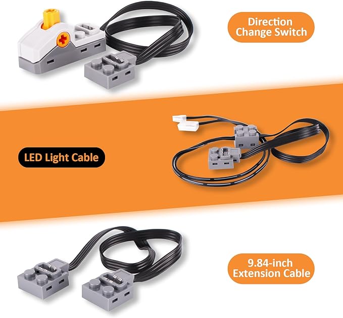 9-in-1 Motor Kit Compatible with Lego Technic, Motor Set with Powerful Motors, Advanced Control Functionality, Ultimate Compatibility