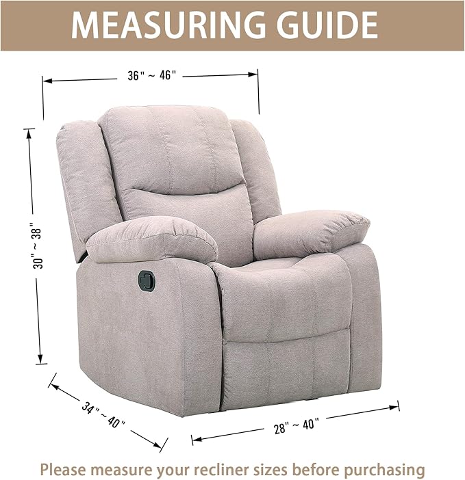 JIVINER Oversized Recliner Chair Covers 4 Piece Stretch Lazy Boy Recliner Sofa Slipcover Jacquard Large Recliner Covers with Elastic Bottom Soft Furniture Protector (XL Recliner,Peacock Blue)