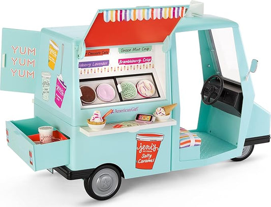 American Girl x Jeni's Full of Flavor Ice Cream Truck for 18-inch Dolls (Dolls Sold Separately)