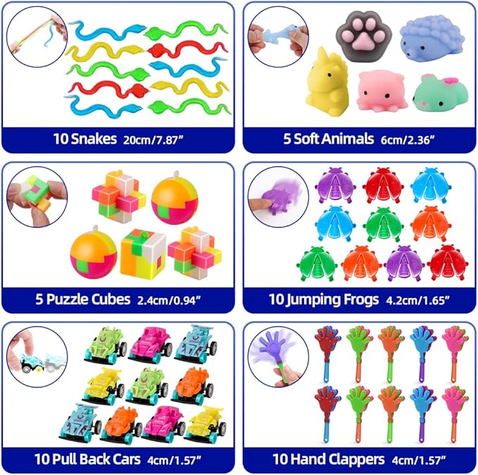 Amy&Benton Fidget Toy Assortment Party Favors for Kids Birthday Goodie Bag Fillers Pinata Toys Prizes for Kids Classroom Rewards