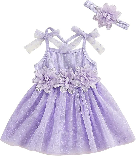 Baby Girl Clothes Daisy Ribbed Bodysuit Sleeveless Romper Dress Summer Outfit for Girls Newborn 3 6 9 12 18 Months