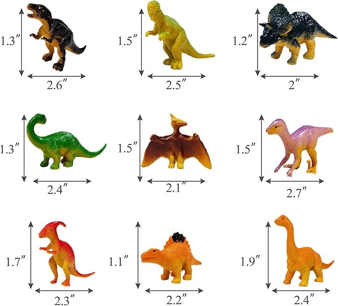 26 PCS Dinosaur Cake Toppers With Dinosaur Eggs Leaves Trees Cake Decorations For Birthday Party,Dinosaur Themed Party, Wild Animals Party,Kids Party Cake Decorations