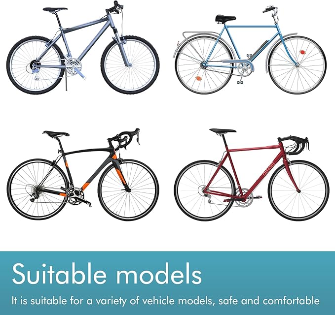 Kids Bike Seat with Handlebar Attachment Detachable Front Mounted Child Bicycle Seats with Foot Pedals for Children 2~5 Years Compatible with All Adult Mountain Bikes