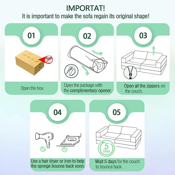 MeMoreCool 10-Piece Modular Kids Play Couch, Convertible Foam Climbing Sofa for Playroom & Reading Corner, Forest Green Kids Furniture Set