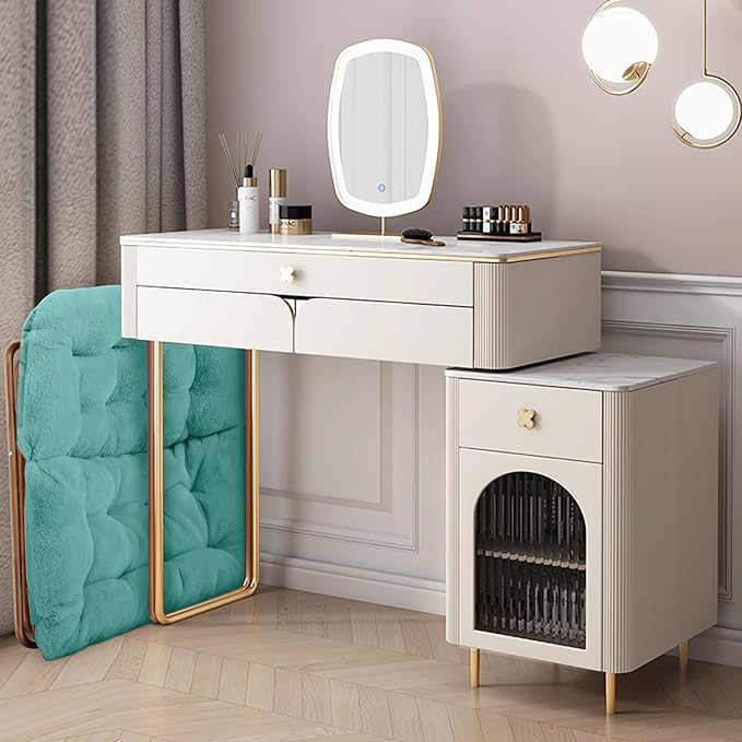 Comfy Saucer Chair, Foldable Living Room Chairs, Soft Faux Fur Lounge Chair for Bedroom, Reading Chairs for Adults, Kids, X-Large (Mint)