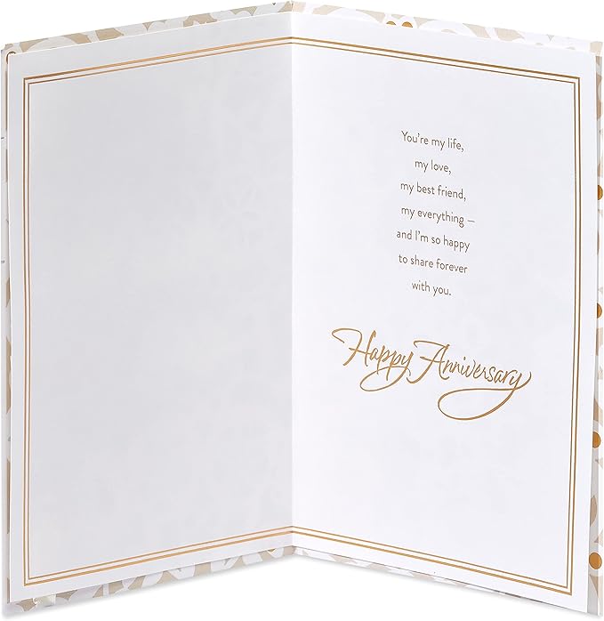 American Greetings Anniversary Card for Husband (You're My Life)