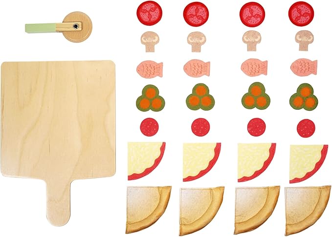 Manhattan Toy Nutty Squirrel Pizzeria Toddler & Kids Pretend Play Cooking Toy Set