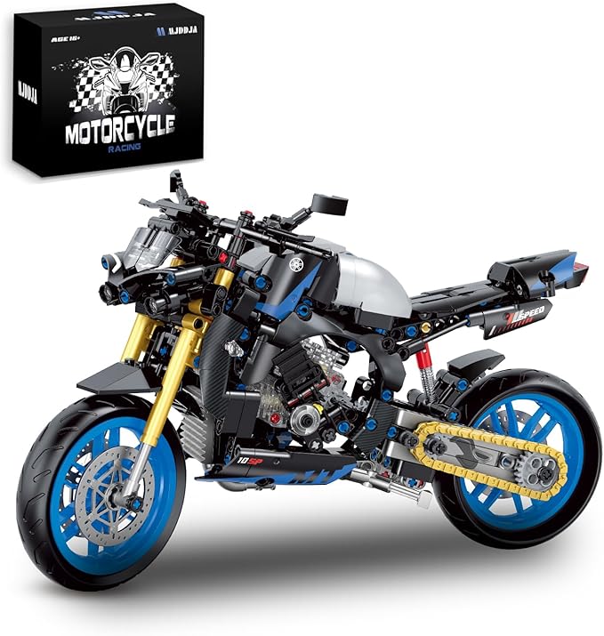 1:8 Motorcycle Building Set for Adults, Building Blocks for Adults, Collectible Toy for 14 15 16+ Years Old Boys, Teenage Boys Gifts on Birthday(579PCS)