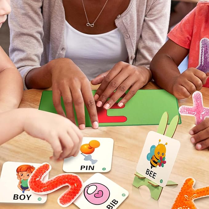 Alphabet Letters Sensory Toys - Short Vowel Reading Letters Spelling Games, Must Haves Sight Words Educational Toy, Fidget Sensory Toys for Autistic