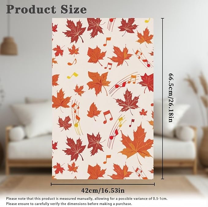 Maple Leaves Headrest Covers for Recliners Soft Chair Headrest Cover Wear Resistant Sofa Head Protector for Home Couch Loveseats Decoration