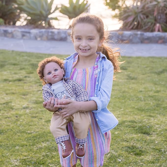 ADORA Realistic Baby Doll Bear Hugs ToddlerTime Doll - 20 inch, Soft CuddleMe Vinyl