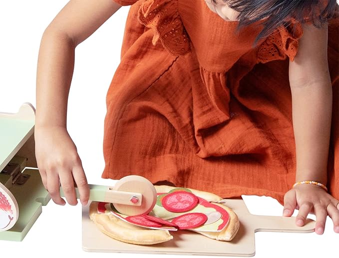 Manhattan Toy Nutty Squirrel Pizzeria Toddler & Kids Pretend Play Cooking Toy Set