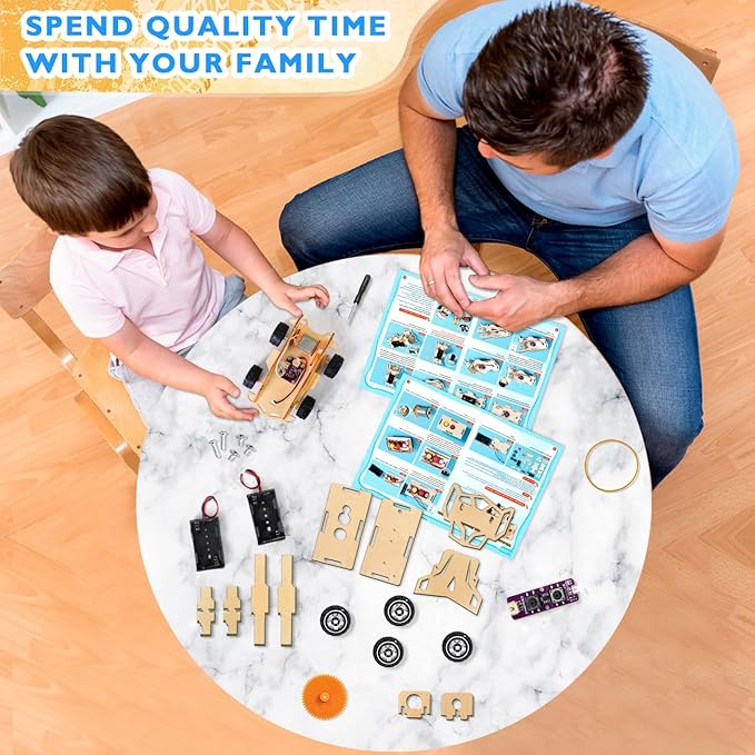 Kids Toys for 6 7 8 9 10 Year Old Boys Gifts,STEM Projects Science Kits Crafts for Kids Ages 8-12,DIY Model Cars Kit Educational Building Toys for 6 8 10 Year Old Boys Toys Age 6-8-10-12, Teen