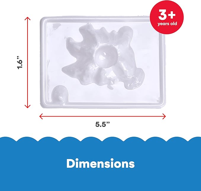 Alpine Choice Volcano Kit - Includes Fast Drying Plaster, Volcano Mold, Non-Toxic Paint and Brush, Stir Stick - Science Experiments for Kids 3+ - STEM Learning Toy - Black