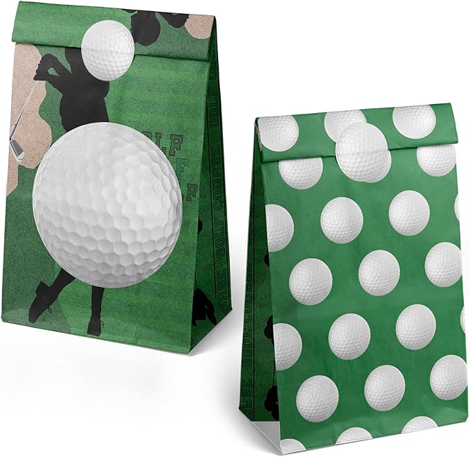 24 Golf Party Favor Bags Golf Goodie Bags Golf Party Favors for Kids Golf Birthday Party Supplies