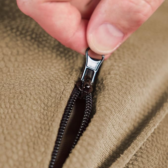 Chill Sack Bean Bag Chair: Giant 4' Memory Foam Furniture Bean Bag - Big Sofa with Soft Micro Fiber Cover - Tan Pebble