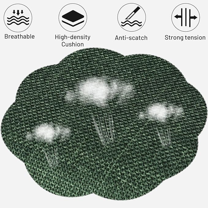Kids Desk Chair, Fabric Office Chair Armless Small Mid Back Swivel Children Computer Task Chair Ergonomic Height Adjustable Study Chairs with Swivel Padded Cushion and Rolling Wheels, Dark Green