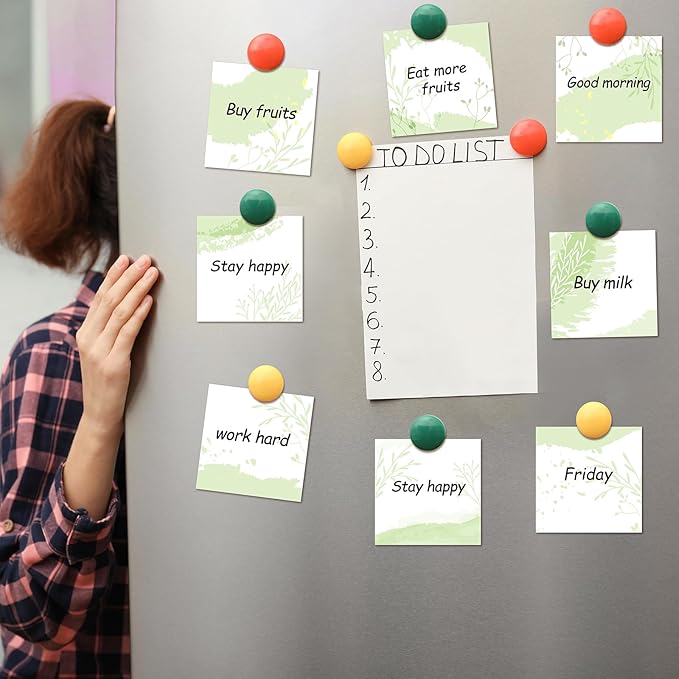 9 Pieces Boho Leaves Sticky Notes Leaves Notes Pads Self-Adhesive Sticky Memo Notes for School Work Office Home Supplies Students Teachers Present