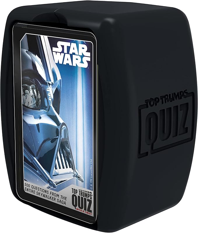 Top Trumps Star Wars Quiz Games - Trivia Quiz - Kids Games - Great Travel Games and Road Trip Games - Trivia Outdoor Games - Family Games for Kids and Adults 2+ Players