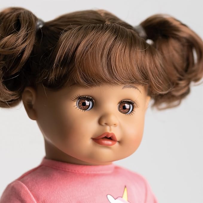 Adora My Cuddle & Coo Babies Collection, 15" Baby Doll in Sweet Powder Scent and 5 Touch Activated Sounds: She Cries, Coos, Giggles, Kisses Back & Says Momma Birthday Gift For Ages 3+ - Unicorn Magic