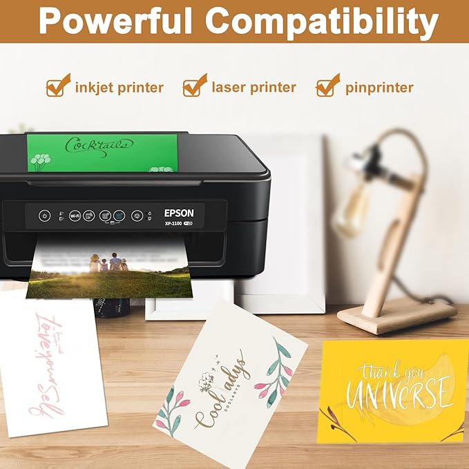 28 Sheets Shimmer Beige Cardstock 8.5 x 11 Off White Paper, 250gsm/92lb Ivory Card Stock Printer Paper for DIY Cards Making, Business Cards, Wedding, Invitations, School Crafting, Menus