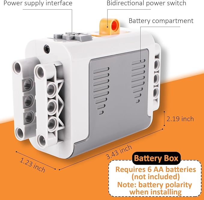 9-in-1 Motor Kit Compatible with Lego Technic, Motor Set with Powerful Motors, Advanced Control Functionality, Ultimate Compatibility