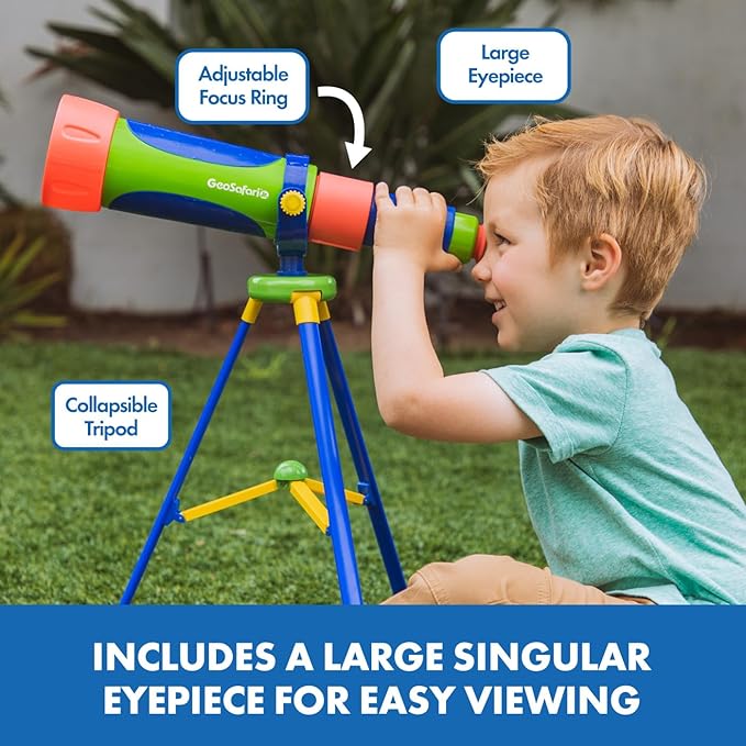 Educational Insights GeoSafari Jr. My First Telescope Toy, STEM Toy, Boys & Girls Ages 4+